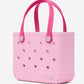 Bitty Bogg Bag Pattern (Two-Tone) (Pink Drink)