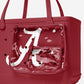 Original Bogg Bag-Alabama Crimson Tide ( 19in L x 9in W x 14in H)