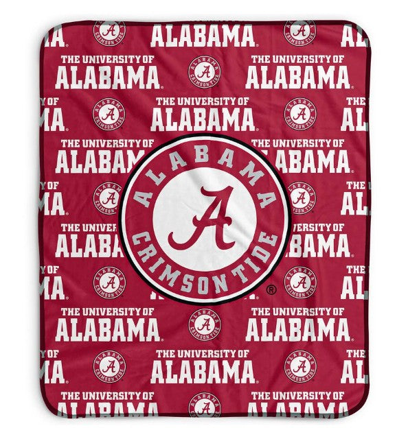 University Of Alabama Crimson Tide Repeat Fleece Blanket (50" x 60")