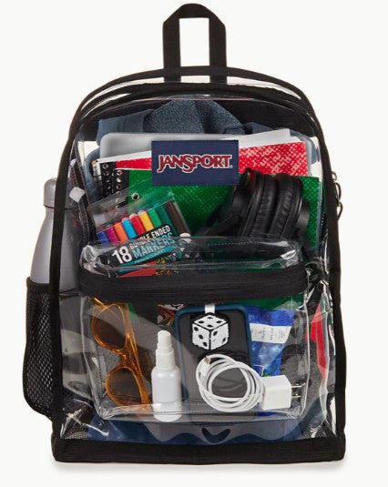 JANSPORT CLEAR PACK  (17.3" x 12.2" x 5.5")
