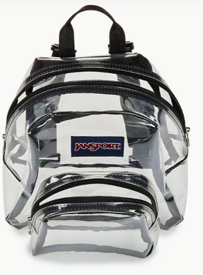 JANSPORT CLEAR MINI PACK (10" x 11.5" x 4")