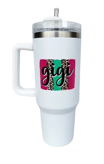 Girlie Girl 40oz Morgan Tumbler GiGi Leopard