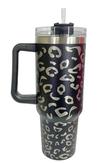 Girlie Girl Originals 40oz. Morgan All Over Leopard Print Tumbler