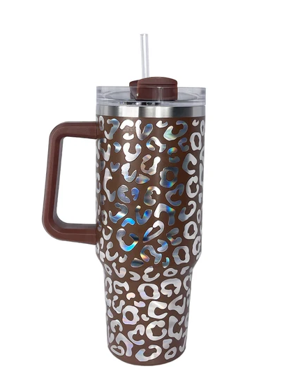 Girlie Girl Originals 40oz. Morgan All Over Leopard Print Tumbler