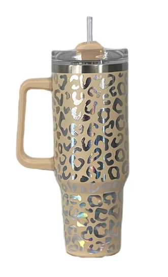 Girlie Girl Originals 40oz. Morgan All Over Leopard Print Tumbler