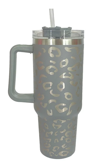 Girlie Girl Originals 40oz. Morgan All Over Leopard Print Tumbler