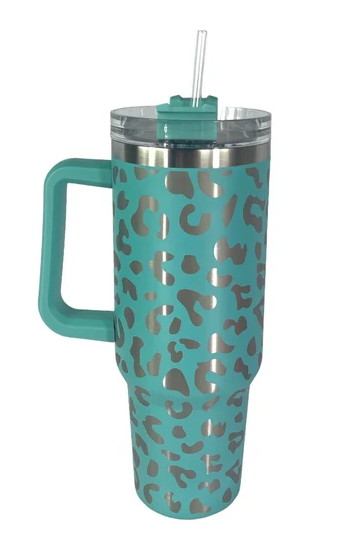 Girlie Girl Originals 40oz. Morgan All Over Leopard Print Tumbler