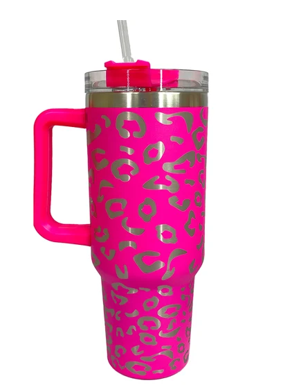 Girlie Girl Originals 40oz. Morgan All Over Leopard Print Tumbler