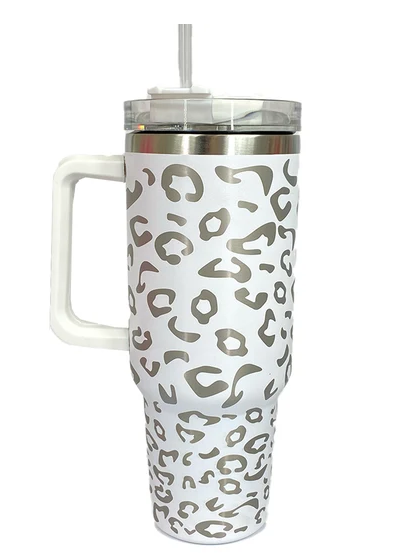 Girlie Girl Originals 40oz. Morgan All Over Leopard Print Tumbler