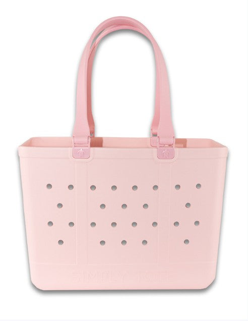 Simply Southern Solid Color Large Waterproof Tote (W:19" x H:14" x D:9.5")