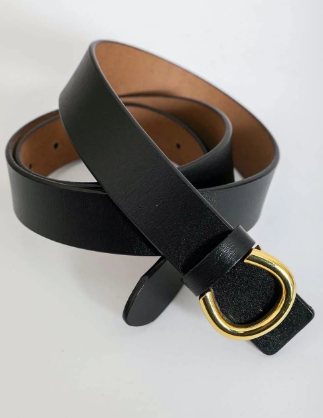 Minimalist Gold Horseshoe Belt