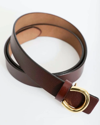 Minimalist Gold Horseshoe Belt