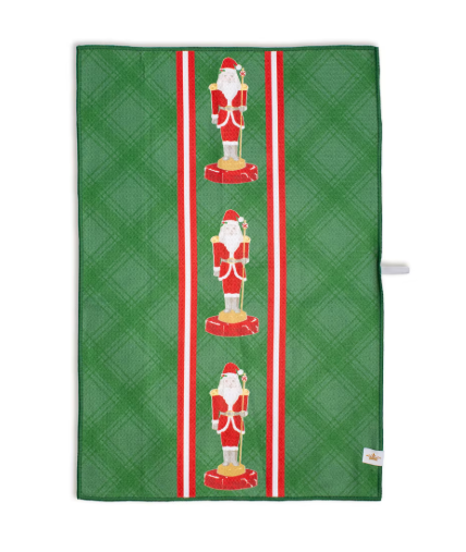 The Royal Standard Santa Nutcracker Kitchen Towel