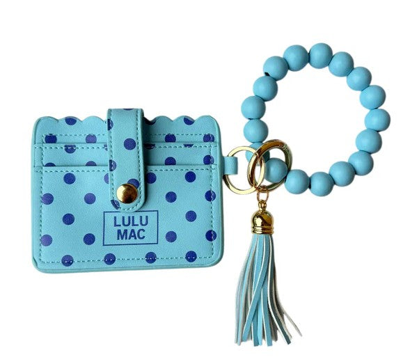 Girlie Girl LULU MAC Beaded Wristlet