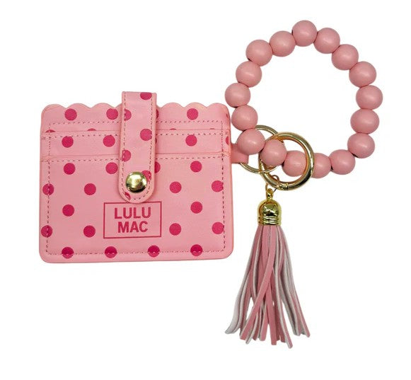 Girlie Girl LULU MAC Beaded Wristlet