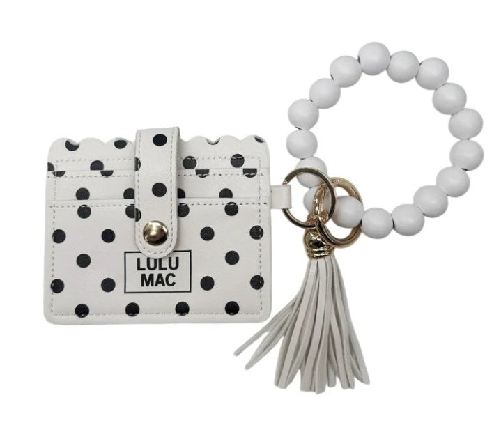 Girlie Girl LULU MAC Beaded Wristlet