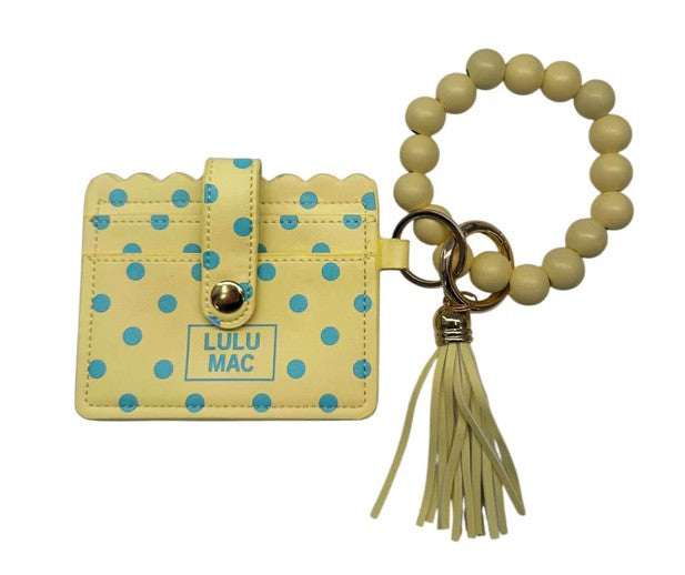 Girlie Girl LULU MAC Beaded Wristlet