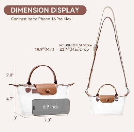 Mini Clear Stadium Crossbody Bag