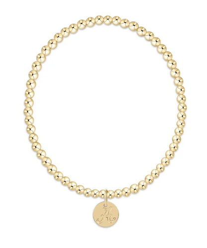 Enewton ecollegiate classic gold 3mm bracelet-Alabama Disc