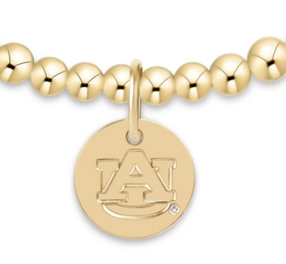 Enewton ecollegiate classic gold 3mm bracelet-Auburn Disc