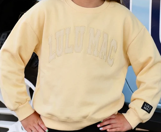 Youth Girlie Girl LULU MAC Monochromatic Sweatshirt