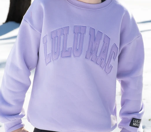 Youth Girlie Girl LULU MAC Monochromatic Sweatshirt