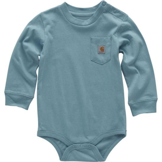Carhartt Infant L/S Pocket Bodysuit (Stillwater)