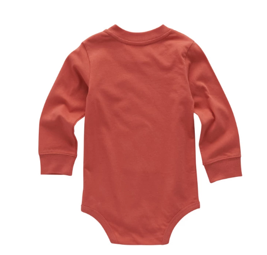 Carhartt Infant L/S Pocket Bodysuit (Sea Coral)