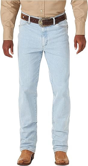 Men's Wrangler Cowboy Cut Slim Fit Jean (Bleach)