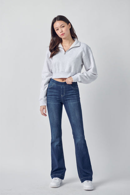 Cello Flared Jegging (Dark Wash)