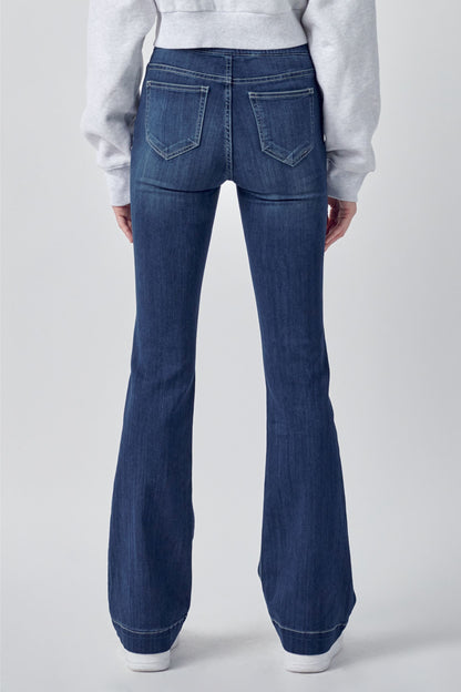 Cello Flared Jegging (Dark Wash)