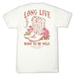 Youth Girls Simply Southern Born To Be Wild T-Shirt (Oyster)