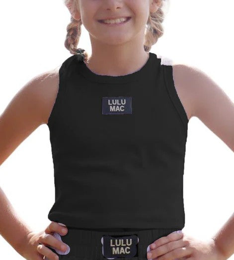 Girls Girlie Girl LULU MAC Solid Tank
