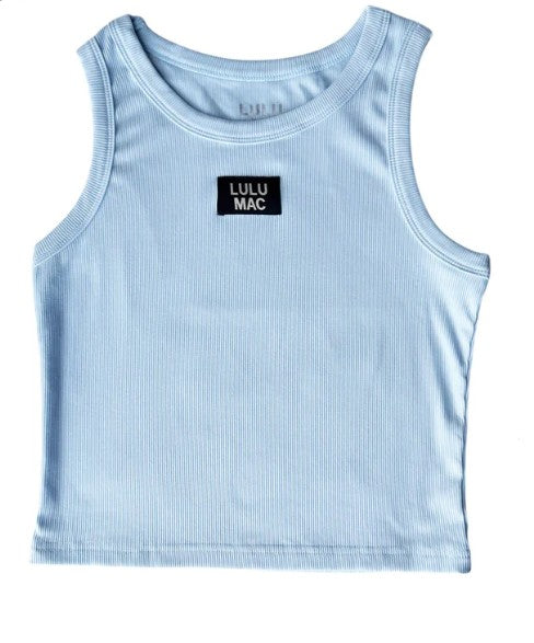 Girls Girlie Girl LULU MAC Solid Tank
