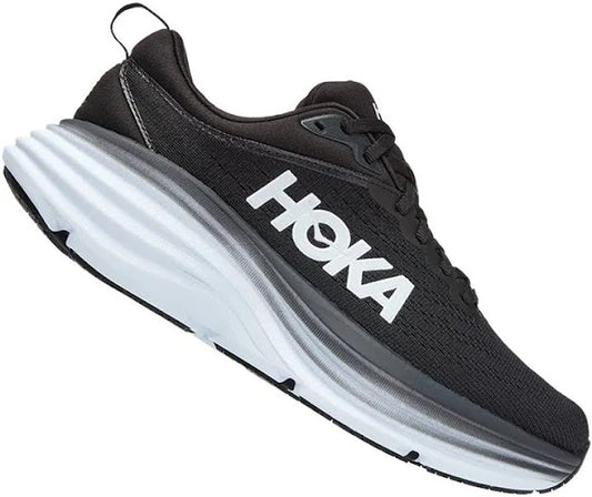 Men's Hoka Bondi 8 (Black/White)