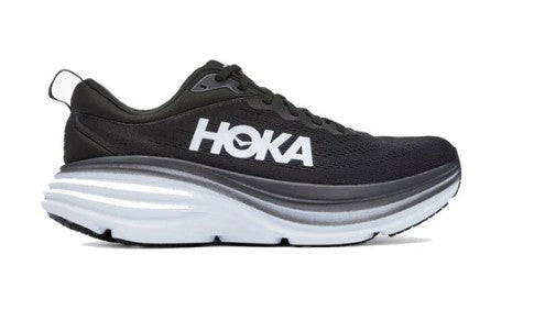 Men's Hoka Bondi 8 (Black/White)