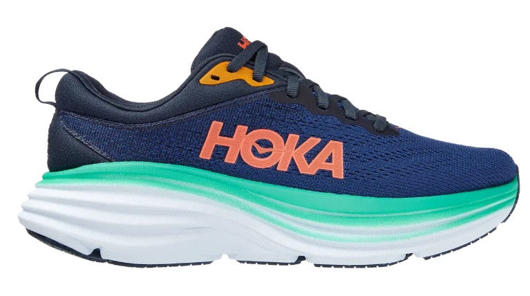 Women's Hoka Bondi 8 (Outer Space/Bellwether Blue)