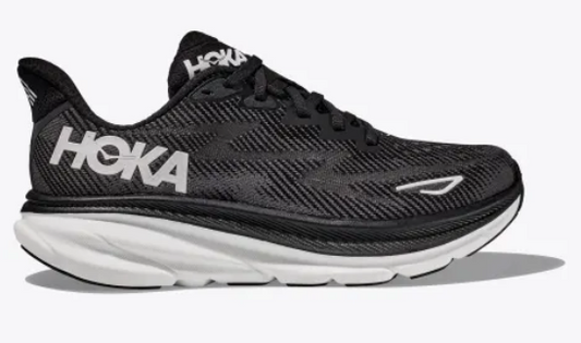 Men's Hoka Clifton 9 Black/White