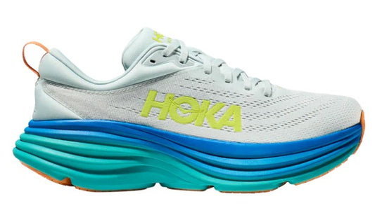 Men's Hoka Bondi 8 (Ice Flow/Bit Of Blue)