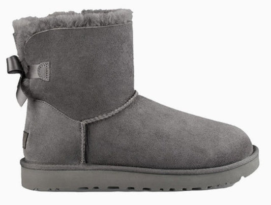 Women's UGG Mini Bailey Bow II (Grey)