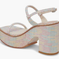 Dolce Vita Jodie Pride Platform Heeled Sandal Pastel Stripe