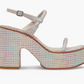 Dolce Vita Jodie Pride Platform Heeled Sandal Pastel Stripe