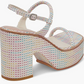 Dolce Vita Jodie Pride Platform Heeled Sandal Pastel Stripe