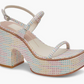 Dolce Vita Jodie Pride Platform Heeled Sandal Pastel Stripe