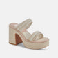 Dolce Vita Whim Platform Heel Oatmeal Raffia