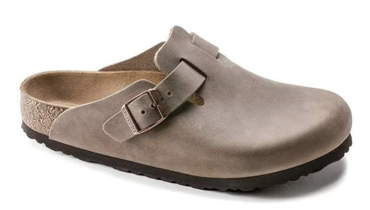 Birkenstock (Unisex) Boston Oiled Leather (Tobacco Brown)