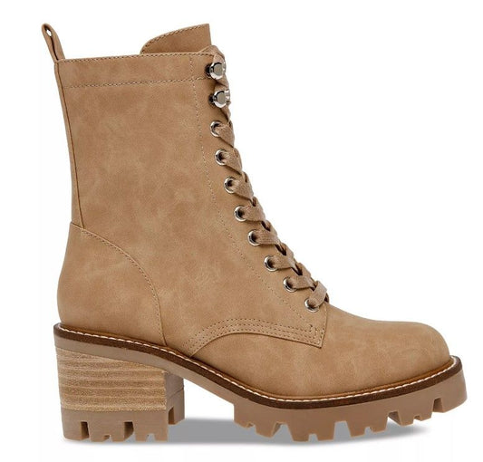 Dolce Vita Madey Combat Boots Tan