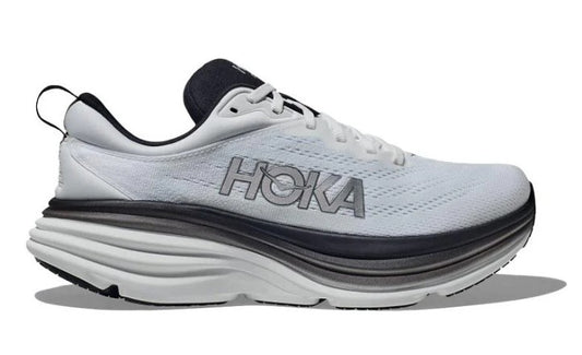 Men's Hoka Bondi 8 (White/Black)