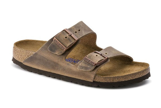 Birkenstock Arizona Oiled Leather Soft Footbed (Medium/Narrow/Width)