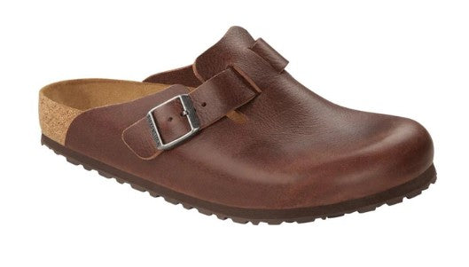 Men's Birkenstock Boston Grip Leather-Vintage Roast